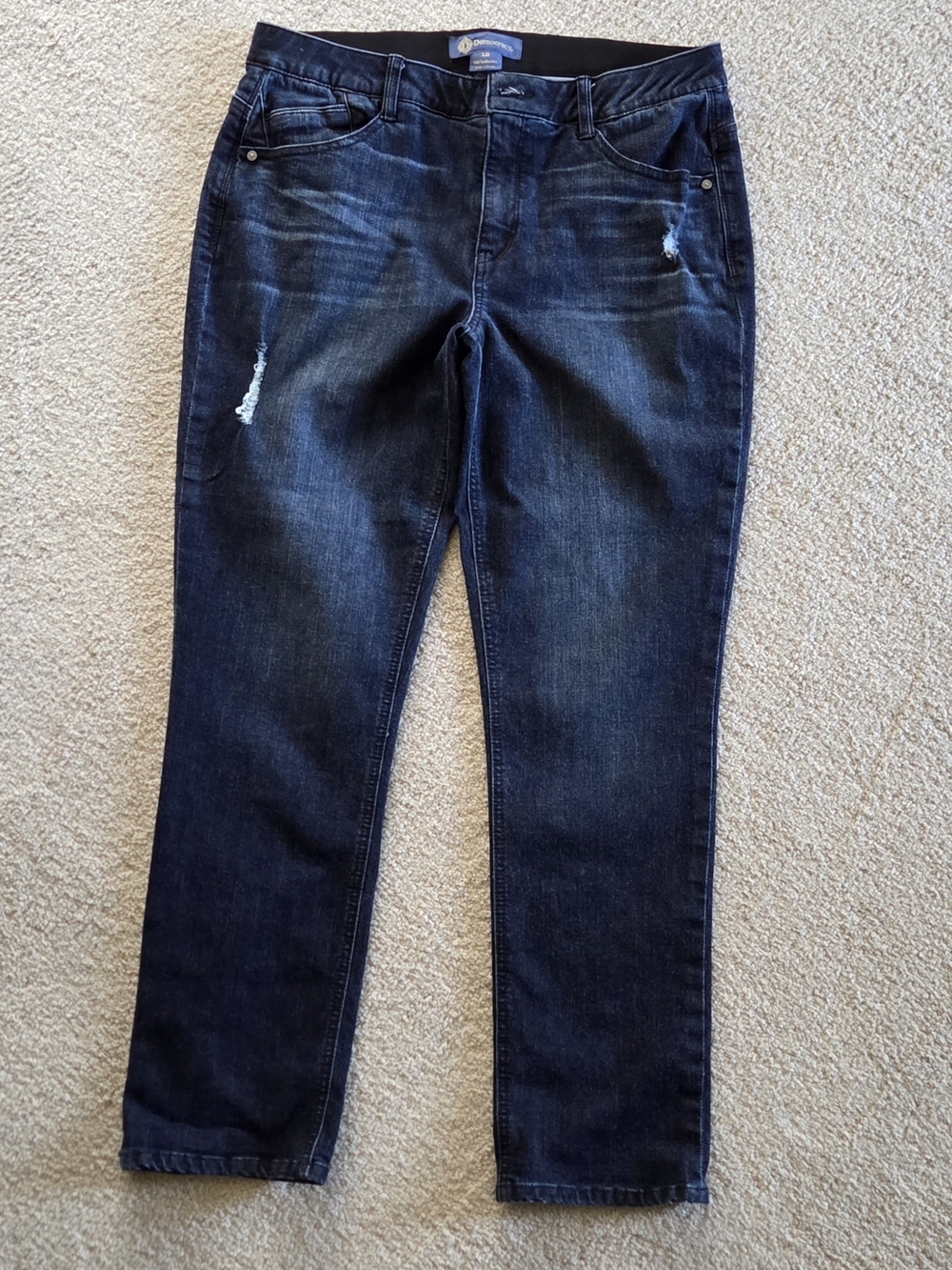 Democracy Women’s Dark Blue Straight Leg Jeans "Ab"solution